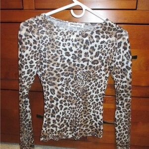 Princess Polly Animal Print Long Sleeve Top
